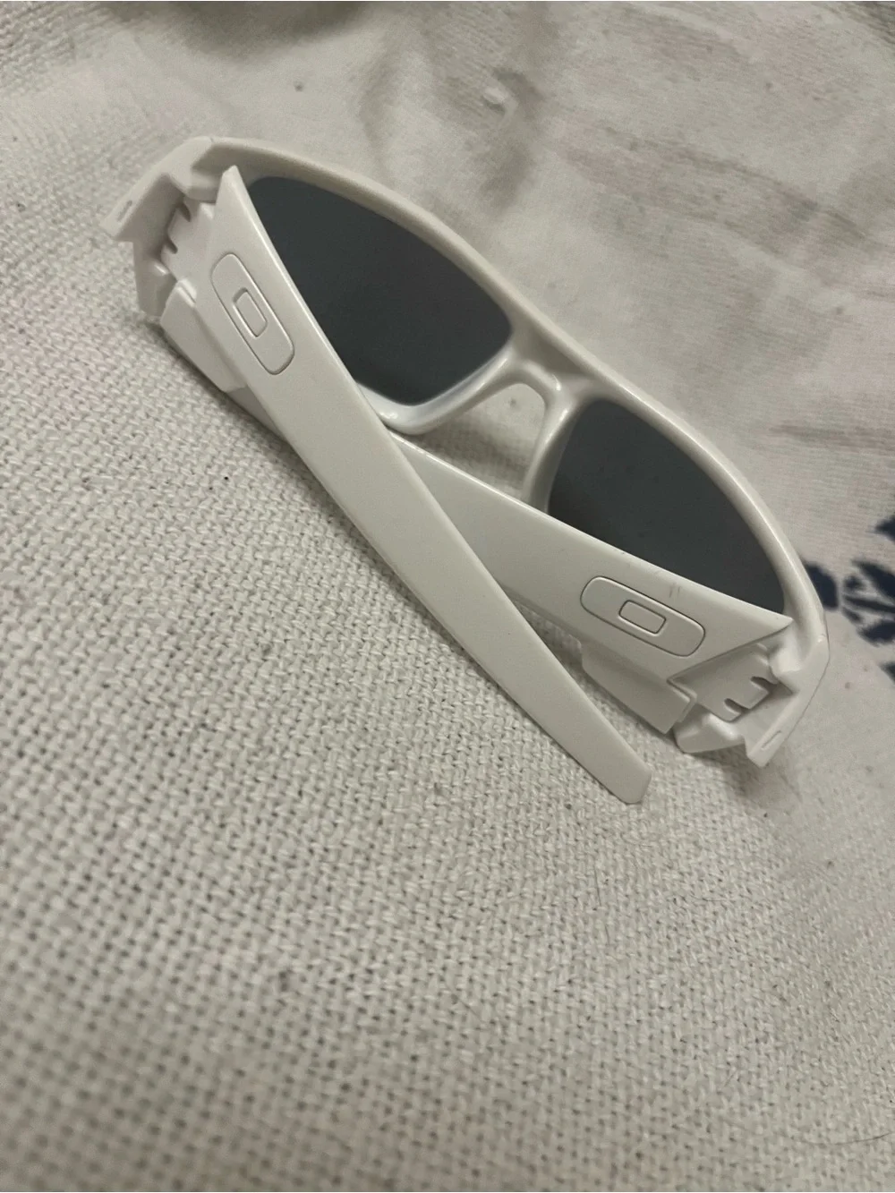 Oakley Gascan White Sunglasses with Brown Lenses